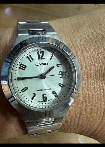 Casio Erkek Klasik Gri Beyaz Kol Saati