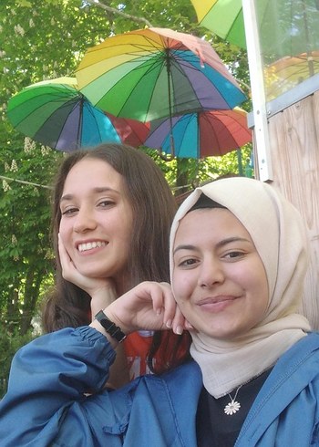 Mavi Salaş Midi Boy Yağmurluk - Görsel 3