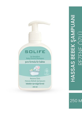 Solife Rezene Özlü Hassas Bebek Şampuanı 250 ml