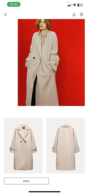 Zara Zara oversize kaban