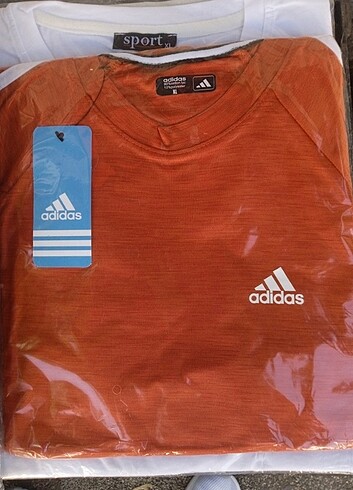 Adidas kırmızı sport tişört 