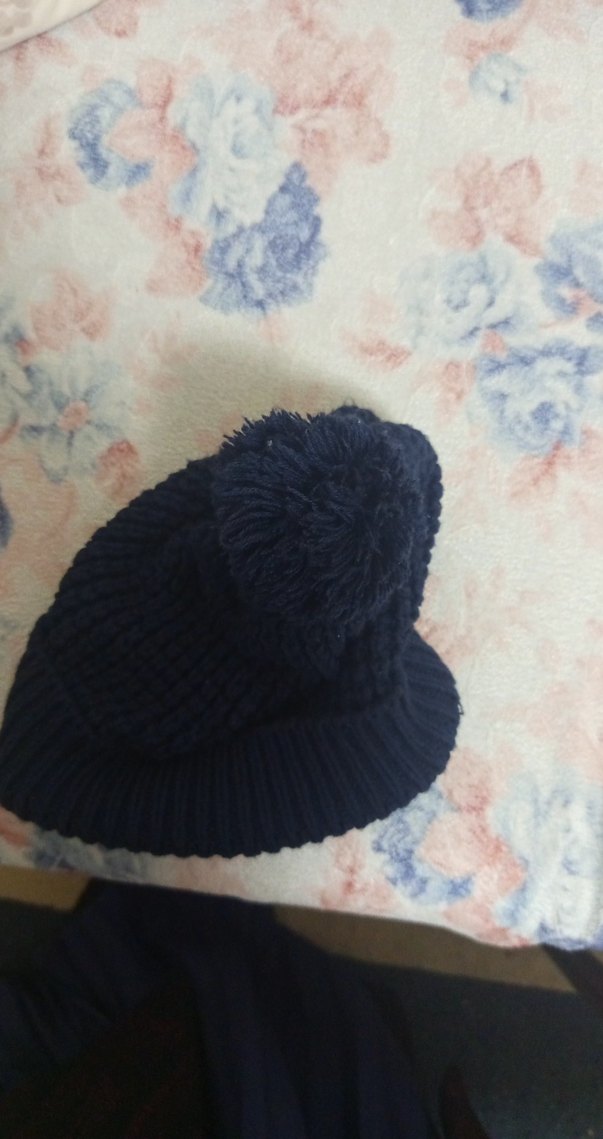 Lacivert Kadın Örgü Bere - Görsel 2