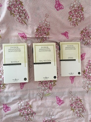 F.M. Dostoyevski 3 adet kitap