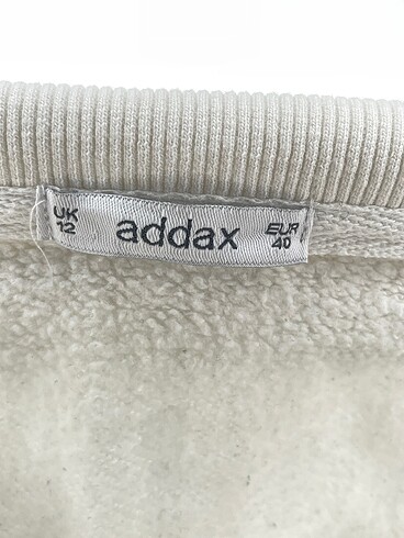 40 Beden beyaz Renk Addax Sweatshirt %70 İndirimli.