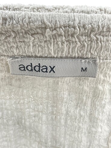 m Beden beyaz Renk Addax Bluz %70 İndirimli.