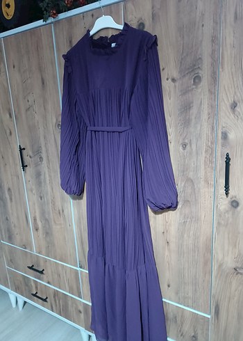 piliseli elbise - Görsel 7