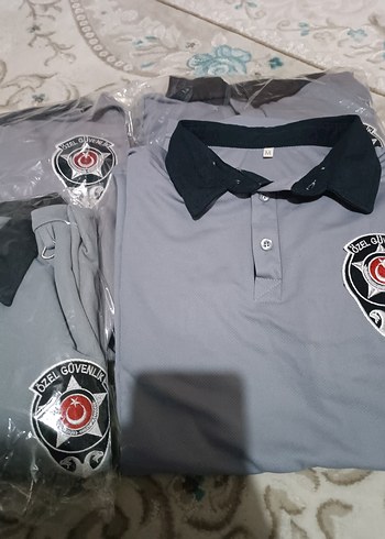 Gri Kısa Kollu Özel Güvenlik Polo Tişört - Görsel 7