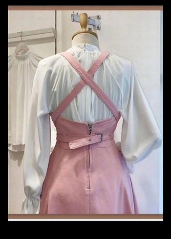 Trendyol & Milla Pembe Pamuklu Midi Elbise
