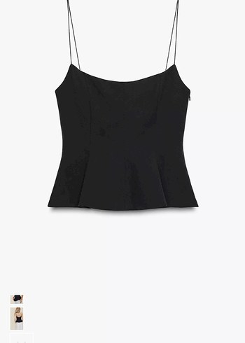 Zara ip askılı zara bluz