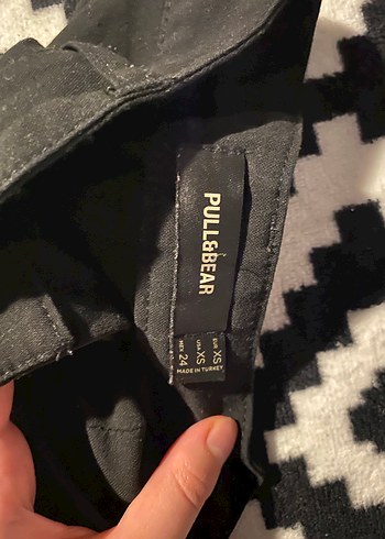 Kadın Siyah straight Kumaş Pantolon - Görsel 3