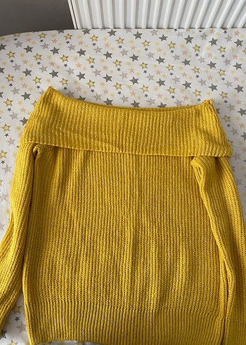 Koton omuzları açık kazak - Görsel 2