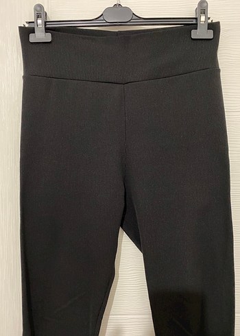 Siyah Esnek Kadın İçi PolarlıTayt - Görsel 3