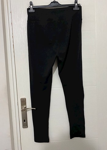 Siyah Esnek Kadın İçi PolarlıTayt - Görsel 2