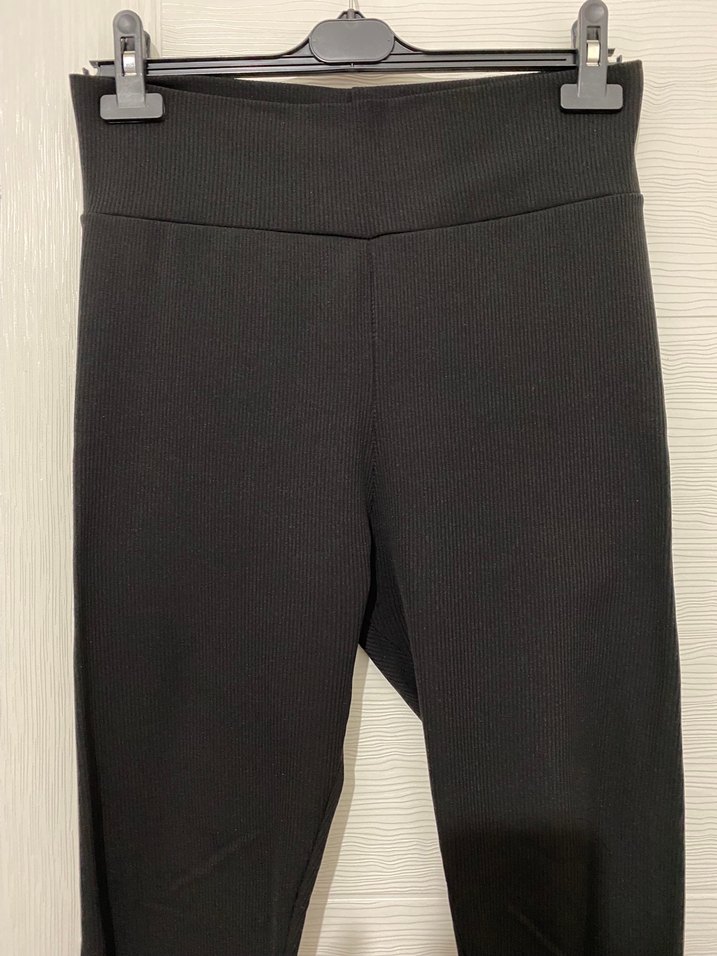 Siyah Esnek Kadın İçi PolarlıTayt - Görsel 3