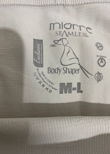 Göbek kalça toparlayıcı beyaz korse Miorre - Görsel 4