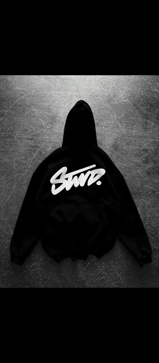 Erkek Siyah Kapüşonlu Fermuarlı Sweatshirt - Görsel 3