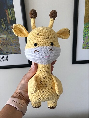 Zürafa amigurumi oyuncak