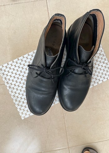 Fabrika Siyah Deri Erkek Botu - Görsel 5