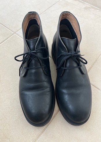 Fabrika Siyah Deri Erkek Botu - Görsel 2