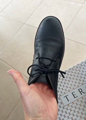 Fabrika Siyah Deri Erkek Botu - Görsel 4