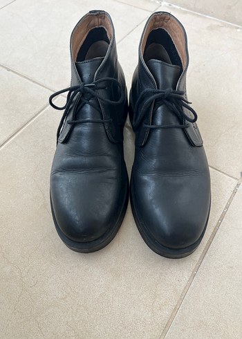 Fabrika Siyah Deri Erkek Botu - Görsel 7