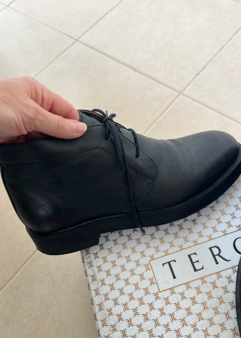 Fabrika Siyah Deri Erkek Botu - Görsel 3