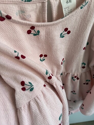 18-24 Ay Beden pembe Renk H&M elbise