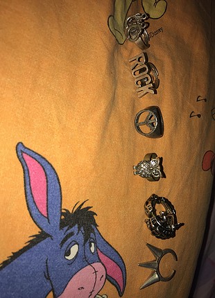 Rock, hayvan desenli yüzükler