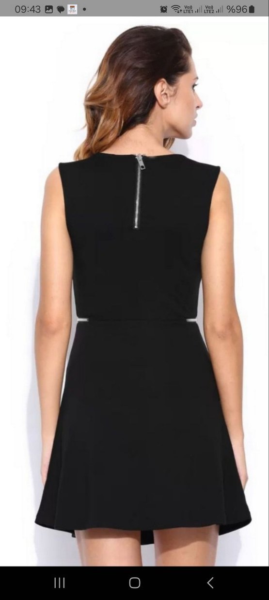 Only Siyah Mini Elbise - Görsel 5