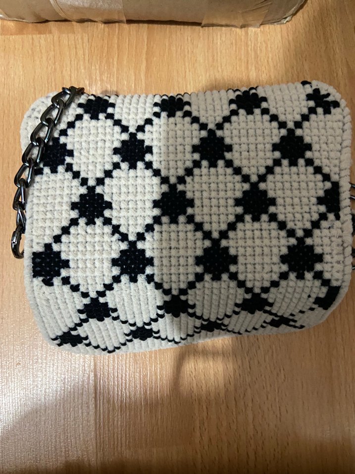 Kadın Çanta Zincir Detaylı  Örgü - Görsel 3