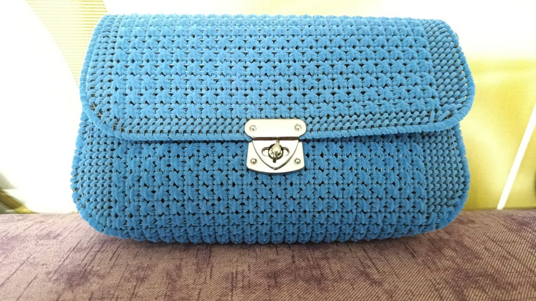 Kadın örgü Çanta Tokalı - Görsel 2