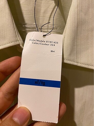 xl Beden ten rengi Renk Calvin Klein gömlek yeni sıfır xlarge
