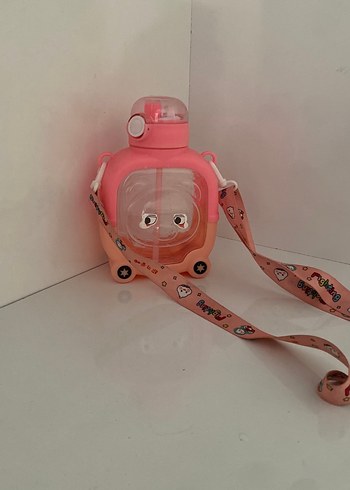 Diğer Renkli Pembe Çocuk Matara ve Askı