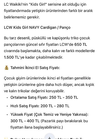 LCW Kız Çocuk Kapüşonlu Nakışlı Ponço - Görsel 4