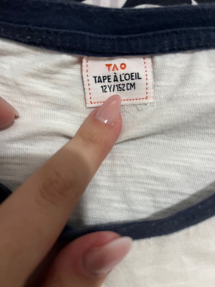 Bej Baskılı Kız Çocuk Tişört - Görsel 3