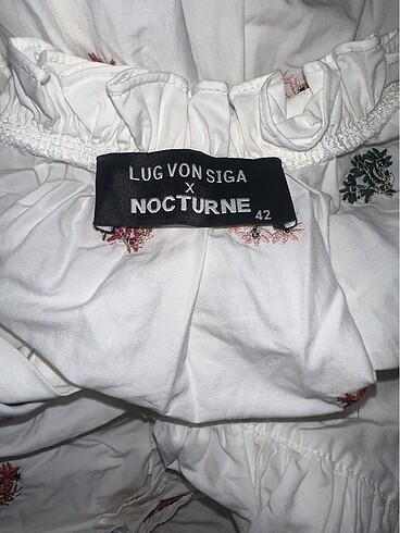 42 Beden beyaz Renk Nocturne Elbise