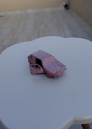 Pastel Pembe Oyuncak Araba - Görsel 2