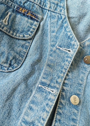 Diğer Kolsuz Denim Ceket