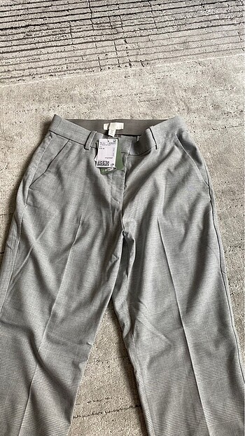 m Beden Gri ekose pantolon H&M