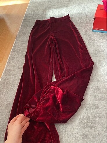m Beden bordo Renk Bordo kadife alt