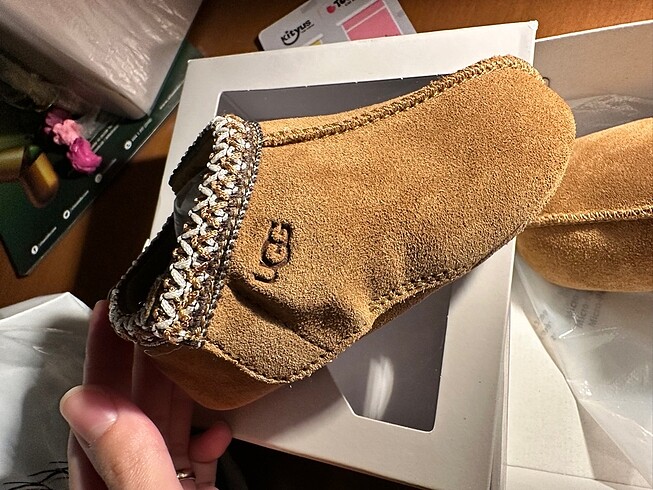 18 Beden camel Renk Bebek UGG tasman