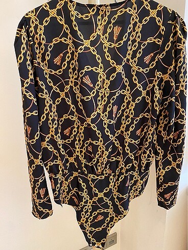 Zara çıtçıtlı şifon bluz - Görsel 2