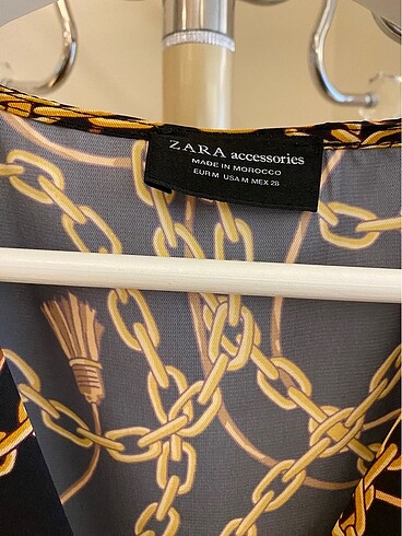 Zara çıtçıtlı şifon bluz - Görsel 3