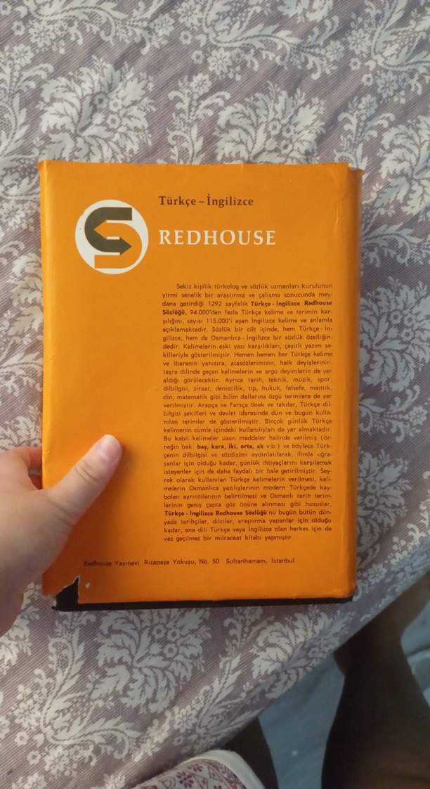 Redhouse Türkçe-İngilizce Sözlük - Görsel 2