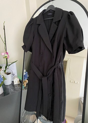 Siyah ceket Elbise - Görsel 3