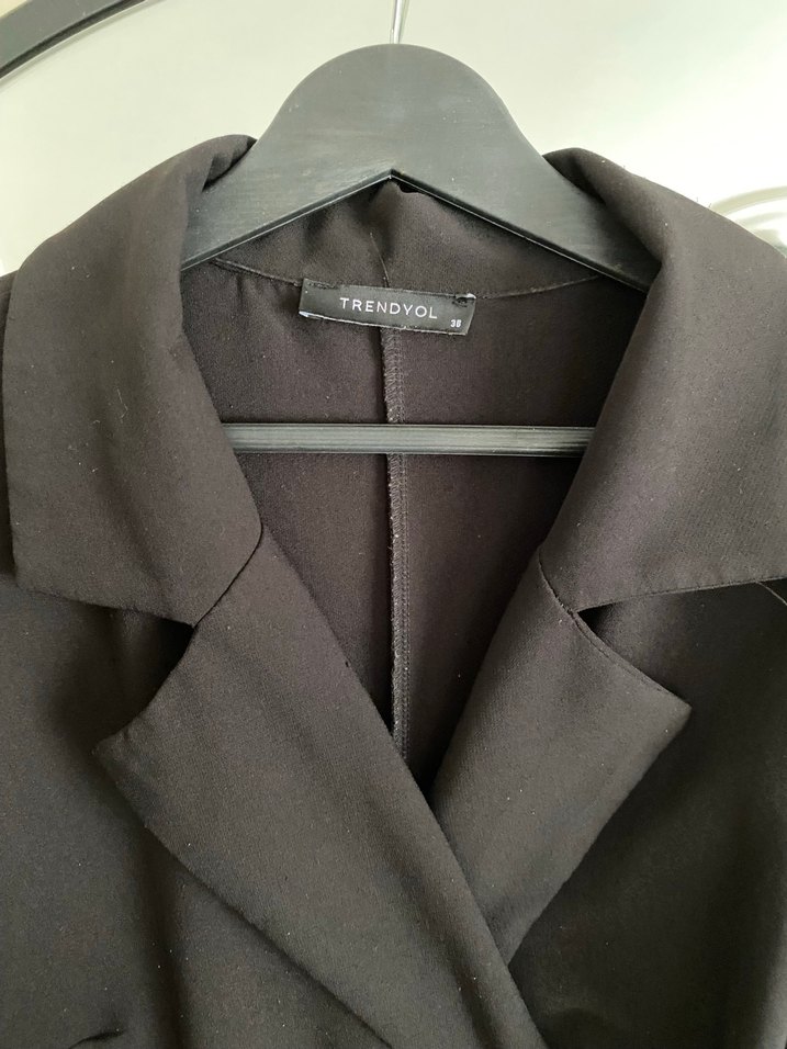 Siyah ceket Elbise - Görsel 4