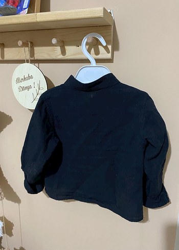 Siyah Düğmeli Çocuk gömlek - Görsel 4