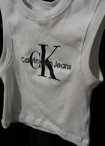 s Beden beyaz Renk calvin klein crop