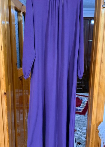 Uzun Mor Salaş Kadın Elbise - Görsel 3