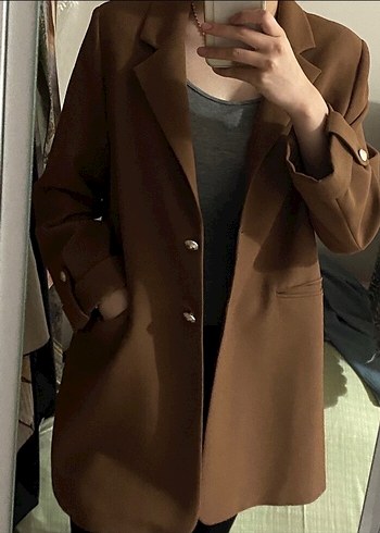 Setrems  Kahverengi Kadın Blazer Ceket - Görsel 2